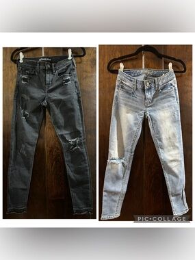 2 Pairs Skinny Jeans